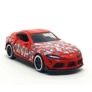Majorette Toyota GR Supra-Camouflage Matte Red Wheels 6SBWL Scale 1/56 (8cm) No package