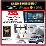 🆕1K Screen 2+32GB 4G 8-CORE🆕 TSA Toyota Yaris 2006 - 2011 Android 9'' inch DSP/QLED/CARPLAY Car Player Monitor