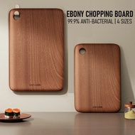 Kitchen Ebony Chopping Board Cutting Board Solid Pure Wood Anti-Bacterial