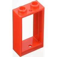 [1 Piece] LEGO Door Frame 1x2x3 Red ID 4536340 60593