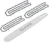 Dunhil 3 Pack 20 inch 063.325,81dl Chainsaw Chains & 1 Chainsaw Guide Bar Combo for Stihl 024 026 02