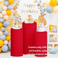3pcs Dessert Bucket Cylinder Pedestal Stand Set, Flexible Cylinder Pedestal Stand For Party, Wedding