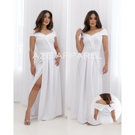White Dress Jumpsuit Bridal Gown Civil Wedding Dedication