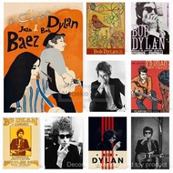 Famous Singer Bob Dylan Concert Poster Hd Printing Room Home Wall Decoration,No Frame Canvas Paintin