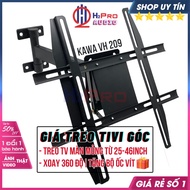 Rotating Tv Mount, Kawa VH209 Multifunctional Corner Tv Mount, Applicable to 25-46In Flat Screen Tv,
