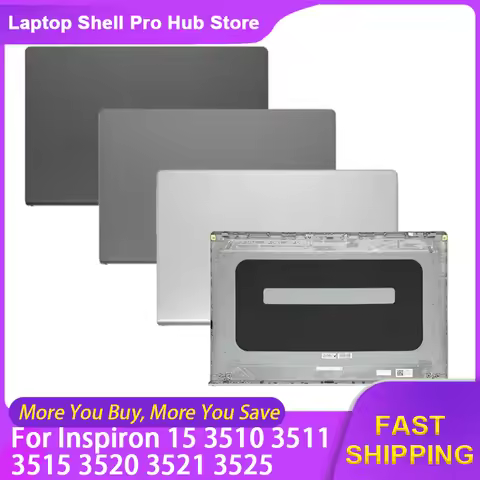 NEW Laptop Shell For Dell Inspiron 15 3510 3511 3515 3520 3521 3525 LCD Back Rear Lid Cover Top Hous