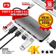 CONVERTER PX TYPE-C TO 5 IN 1 (XX UCH15)
