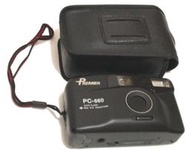 普利爾-聯電傳統相機 Premier PC-660底片自動對焦相機/附自動感應閃光燈及防紅眼功能，附原皮套 (功能正常使用)