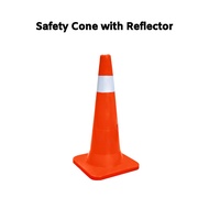 [30 inchi] Safety Cone With Reflector | Kon Keselamatan Jalan Raya