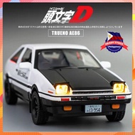 Kmoist 1:32เริ่มต้น D AE86โลหะอัลลอยรถขึ้นรูปรถรถของเล่น RX7ดึง Lampu Belakang สำหรับเด็กของเล่นเด็กผู้ชายของขวัญ