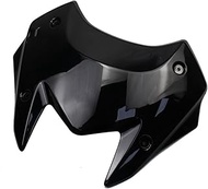 For Yamaha Tmax560 For Tmax 560 2022 2023 Motorcycle Accessories Windshield Bubble Windscreen Black Wind Deflectore (Color : Black)