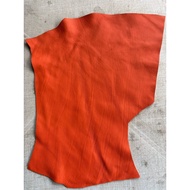 Togo leather orange color kulit lembu 1.6-1.8mm soft size 1.5-3 square feet