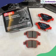 MARS TOYOTA ESTIMA ACR50/GSR50, TOYOTA VELLFIRE ANH20 (REAR) BRAKE PAD 1 SET (P83047)