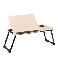[特價]【Amos】多功能五段摺疊懶人桌/床上桌櫸木色
