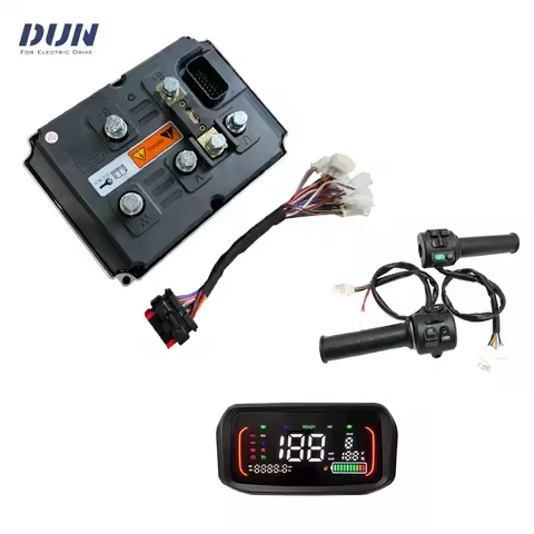 VOTOL EM350S ECU Motherboard Hall Sensor Motor Controller N7 Display and T08 Throttle for 8000W-10KW