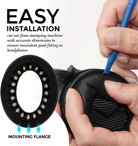 Lambskin Ear Pads Cushion, Replacement Sheepskin Earpads for Bose QC 35 II QC35 QC35ii QC25 Quiet Co