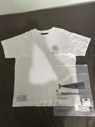 DESCENDANT Team Cetus Tee 白tee Size 1
