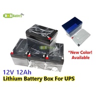 ( Promotion ) สุดคุ้ม [พร้อมส่ง] กล่องแพคแบตเตอรี่ 12v 12ah 15ah 18650 32650 Lithium Li-ion LiFePO4 iron Phosphate UPS Battery Box Case ราคาถูก แบตเตอรี่ รถยนต์ ที่ ชาร์จ แบ ต รถยนต์ ชาร์จ แบตเตอรี่ แบตเตอรี่ โซ ล่า เซลล์