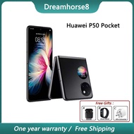 【Free Install Playstore】Huawei P50 Pocket / HarmonyOS 2.0 /  Snapdragon 888 4G / Foldable OLED