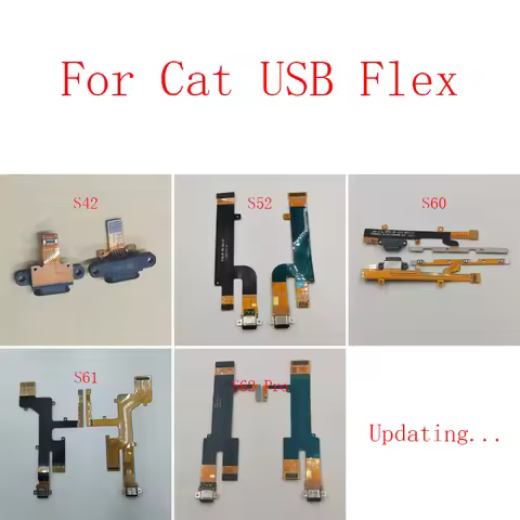 1pcs USB Board For Caterpillar Cat S42 S52 S60 S61 S62Pro S62 Pro Charger Jack Charging Dock Port Co