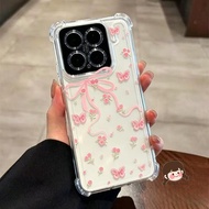 Fashion Pink Butterfly Flowers Phone Case For Honor 600 Lite X70i X60 GT X10 Max GT Pro Win RT Power