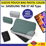Promo - Warna Pastel Sleeve Samsung Galaxy Tab Tablet S7 S7+ Plus Fe