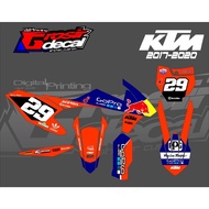 DECAL STICKER KTM 250 2017-2020 DECAL STICKER KTM 250 FULLBODY