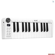 台灣現貨M-vave SMK-25mini MIDI 鍵盤可充電 25 鍵 MIDI 控制鍵盤迷你便攜式 USB 鍵盤