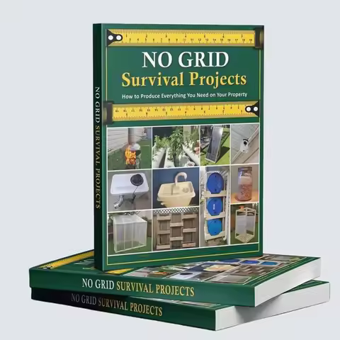 NO GRID Survival Projects How To Produce Everything You Need On Your Property Paperback Book In Engl