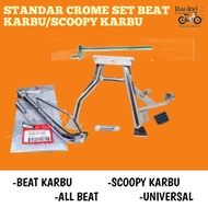 STANDARD CR0ME SET 25cm SIDE & MIDDLE R17