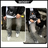 [ITEM 2025] MOSBY | Mosby Men's Wide Leg Buttoned Jeans - Code DC706