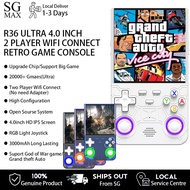 4.0 Inch R36 Ultra R36s Retro Handheld Video Game Console 2 Player Wifi Connect IPS HD Screen Emulat
