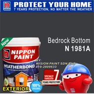 N1981A BEDROCK BOTTOM ( 1L ) 7 YEARS WEATHERBOND NIPPON PAINT