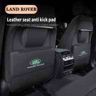 แผ่นรองกันเด็กสำหรับ Land Rover Range Rover Rover Rover Evoque Sport 2ชิ้นแผ่นปกป้องหลังเบาะฟรีแลนเดอร์ฟรีแลนเดอร์เบาะช่องเก็บของหนังอุปกรณ์ตกแต่งภายในรถยนต์