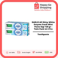 DARLIE All Shiny White Enzyme Fresh Mint Toothpaste 120g - Twin Pack Contains 2 Pcs