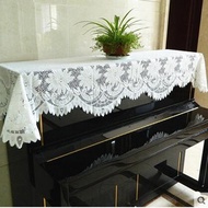 White lace piano cover piano dust cover simple piano half cover