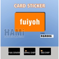 HAIYAA KAD STICKER - MSG FUIYOH CARD STICKER - UNCLE ROGER NIECE NEPHEW CARD STICKER - CARD SKIN - C