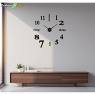 FAMY 2D 3D Large Acrylic Mirror Wall Clo Stiers DIY Quartz Clo for Rental House Home Wall Decoration