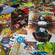 Poster Aesthetic VINTAGE DC & MARVEL /ukuran A5, SATUAN BISA!!! Kertas