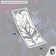 Igris Solo Leveling Anime Vinyl Decal NR Worx