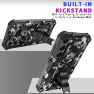 MILITARY ARMY CASE WITH KICK STAND SAMSUNG A17 A07 A56 A36 A26 A06 A16 A55 A35 A25 A15 A54 A34 A24 A