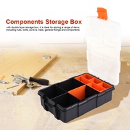 Component Storage Box Two-layer Plastic Heavy-duty Components Storage Box Crate