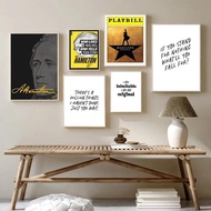 Poster & Cetakan Potret Alexander Hamilton Seni Dinding Kanvas Lukisan Hiasan Rumah