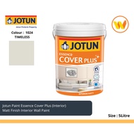 5Litre Jotun Essence Cover Plus Matt 1024 Timeless (Internal Matt Finish Wall Paint) 5L Cat Dalam Ru
