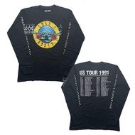 GUNS N' ROSES Hollywood Tour Long Sleeve Tee | Guns N' Roses, Men's Loose Cotton  2.26