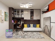 🔓❤️九龍 西貢翻板床隱形床變形床壁床到頂櫃什物櫃儲物櫃設計訂做多功能家俱