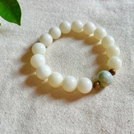 白玉菩提子-手環/手串/天然果實/天然礦石