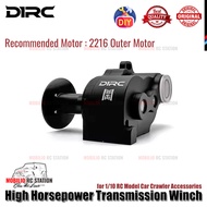 D1RC Gearbox High Horsepower Transmission Winch for 1/10 RC Model Car Crawler Accessories