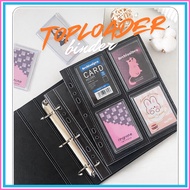 RINGNOTE Toploader Binder 3/3.5 Inch 4/9-Pocket Sleeves for K-Pop Idol Photocards & TCG Trading Card