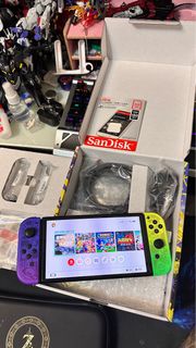 特別版 油漆版 Switch oled 有Mon 貼有保護套全齊配件 有單